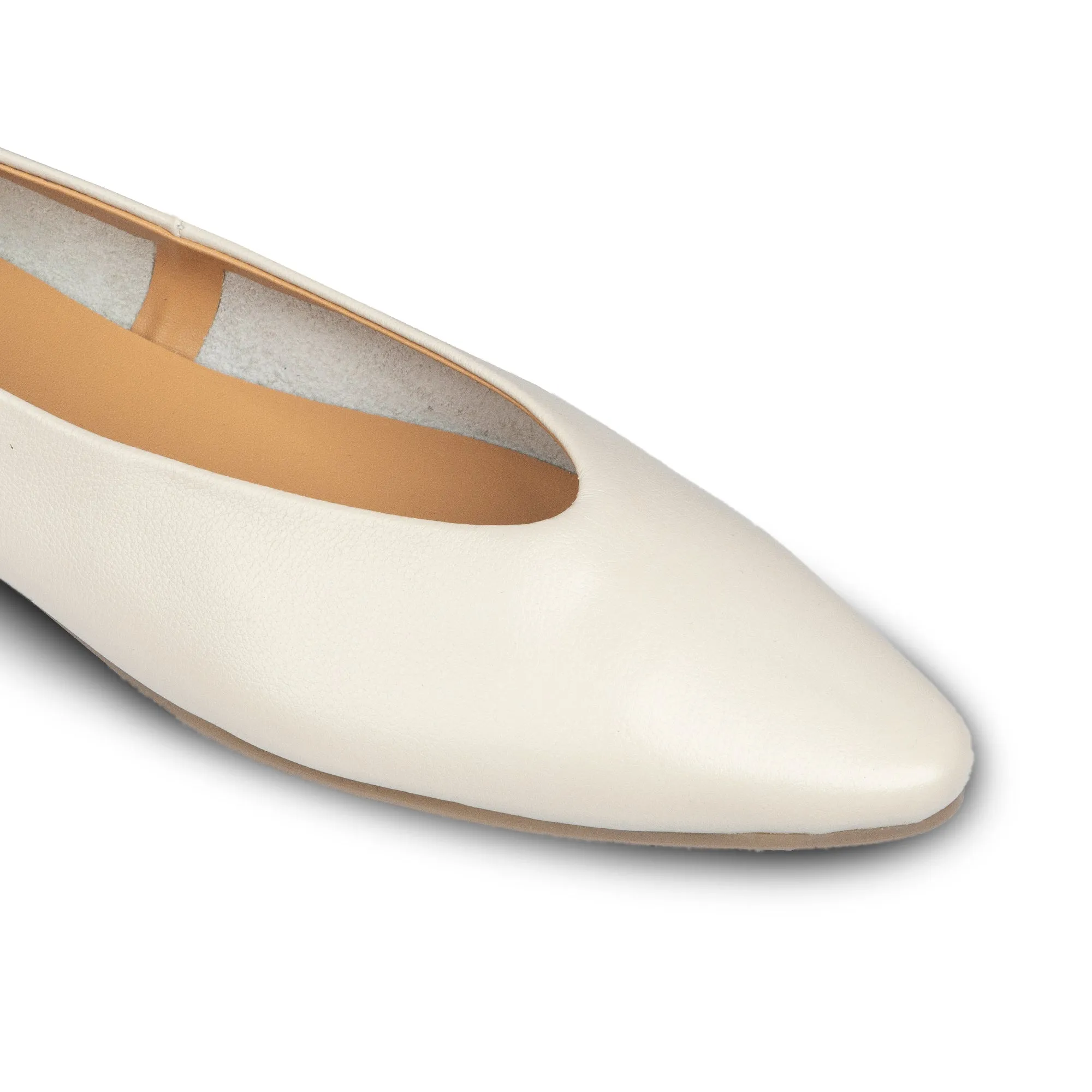 Rene Classic Flats Ivory sold by Nappa Milano product image thumbnail 4