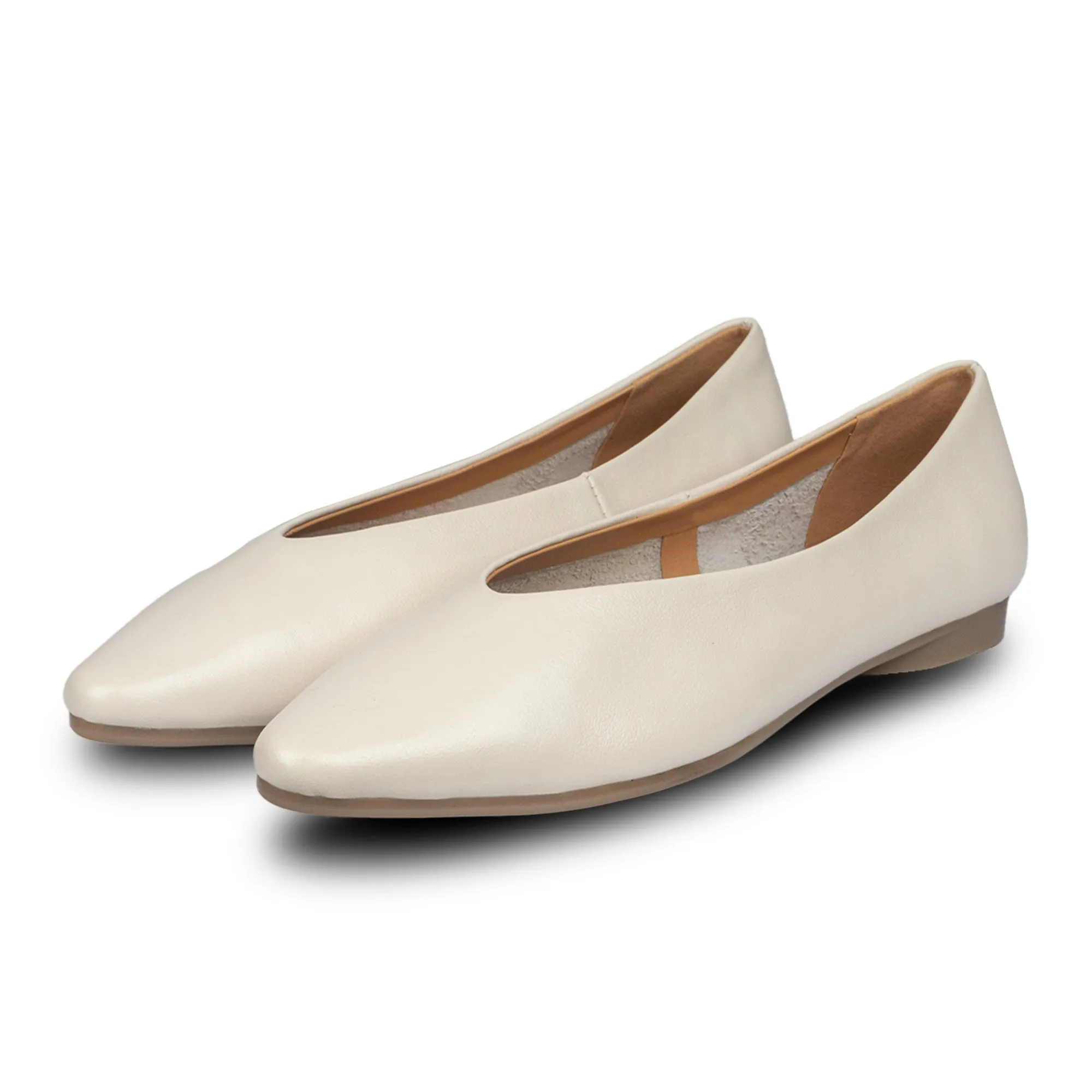 Rene Classic Flats Ivory sold by Nappa Milano product image thumbnail 2