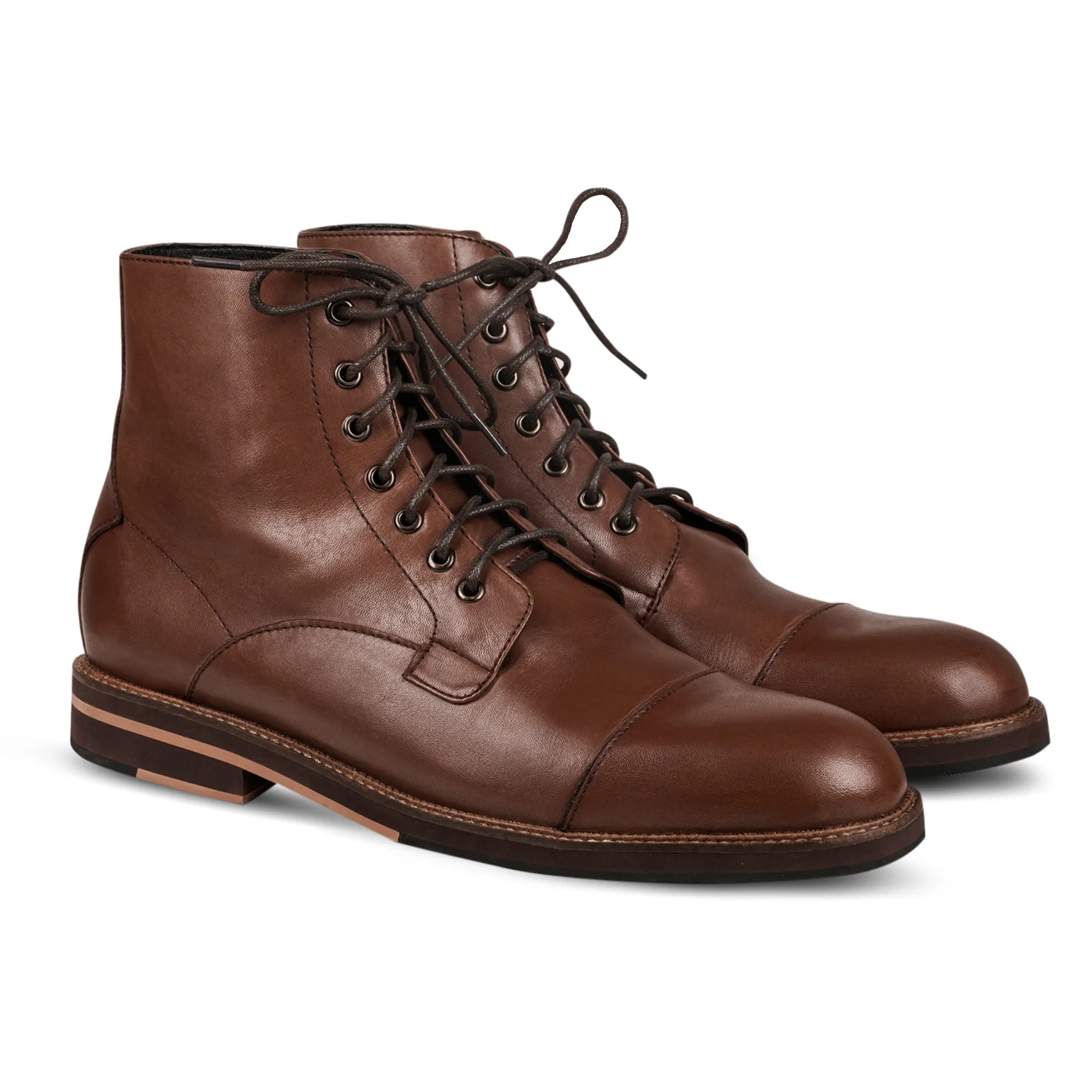 Neo Plain Boots Brown sold by Nappa Milano