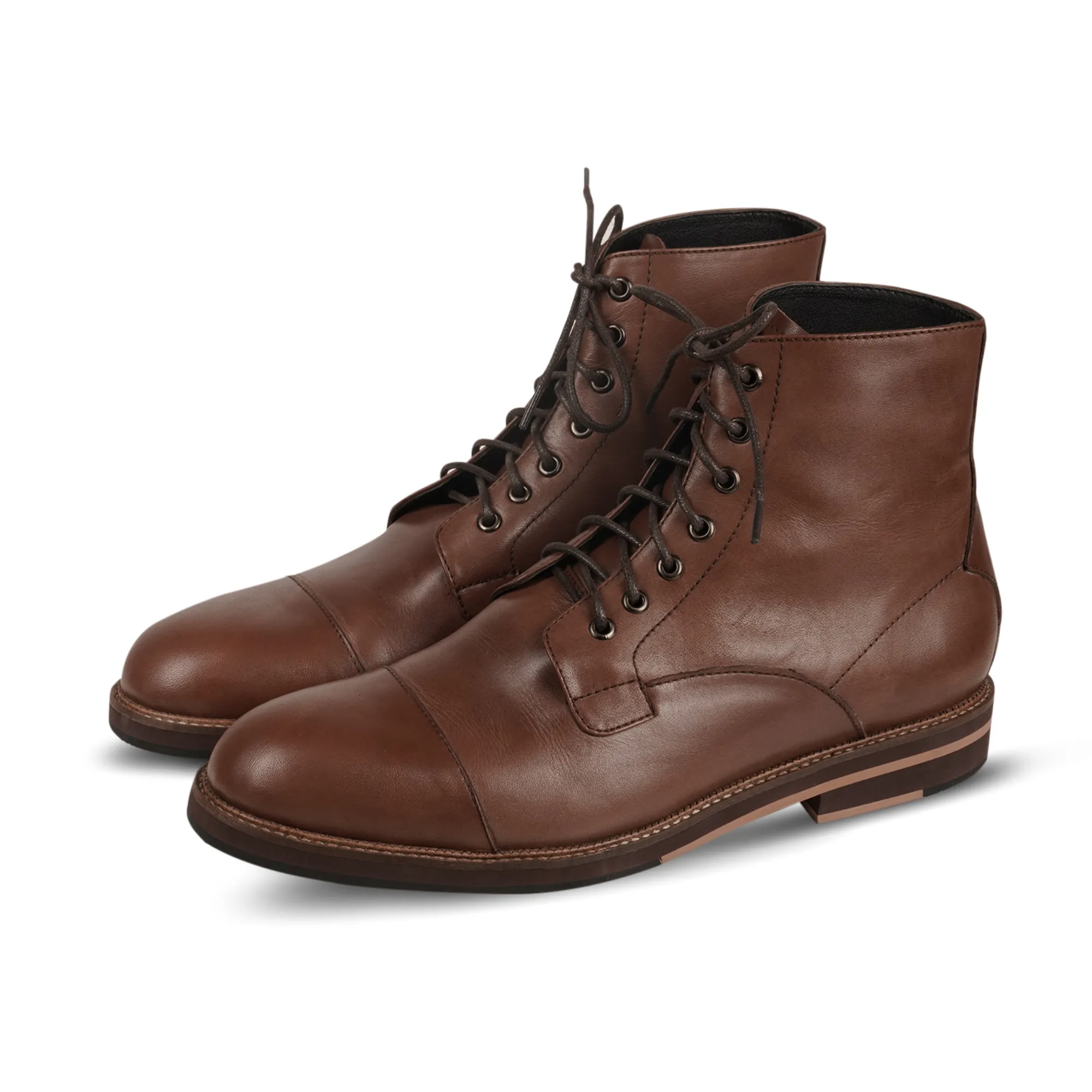 Neo Plain Boots Brown sold by Nappa Milano product image thumbnail 2