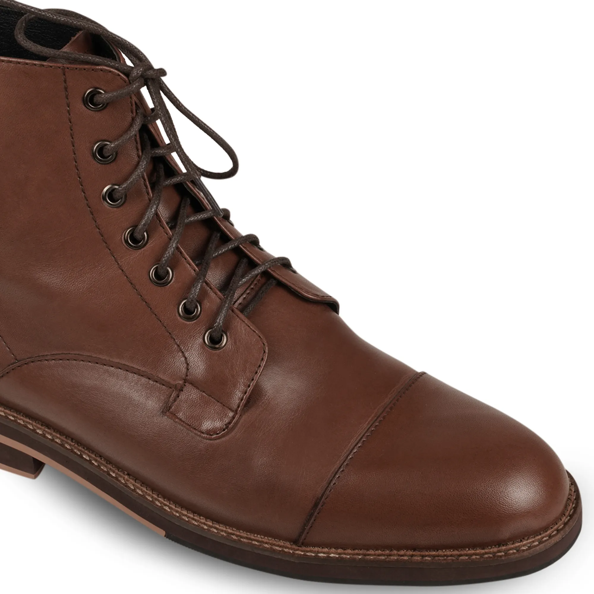 Neo Plain Boots Brown sold by Nappa Milano product image thumbnail 4
