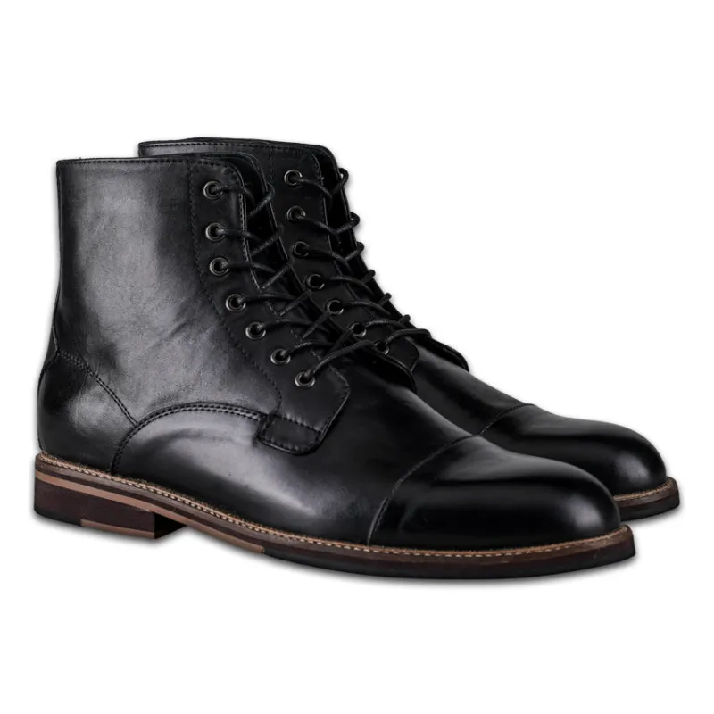 Neo Plain Boots Black made by Nappa Milano