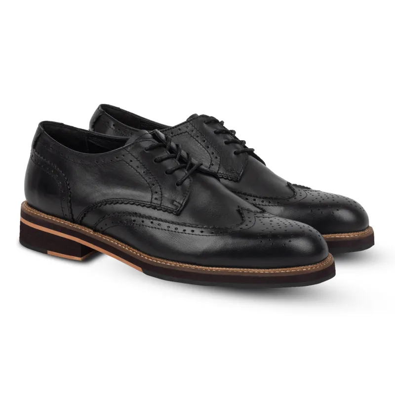 Blake Brogues Black made by Nappa Milano