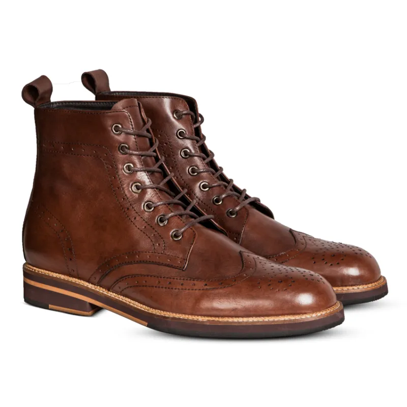 Neo Brogues Boots Brown sold by Nappa Milano