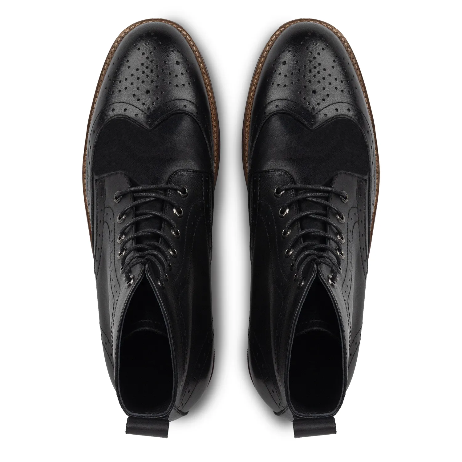 Neo Brogues Boots Black sold by Nappa Milano product image thumbnail 5