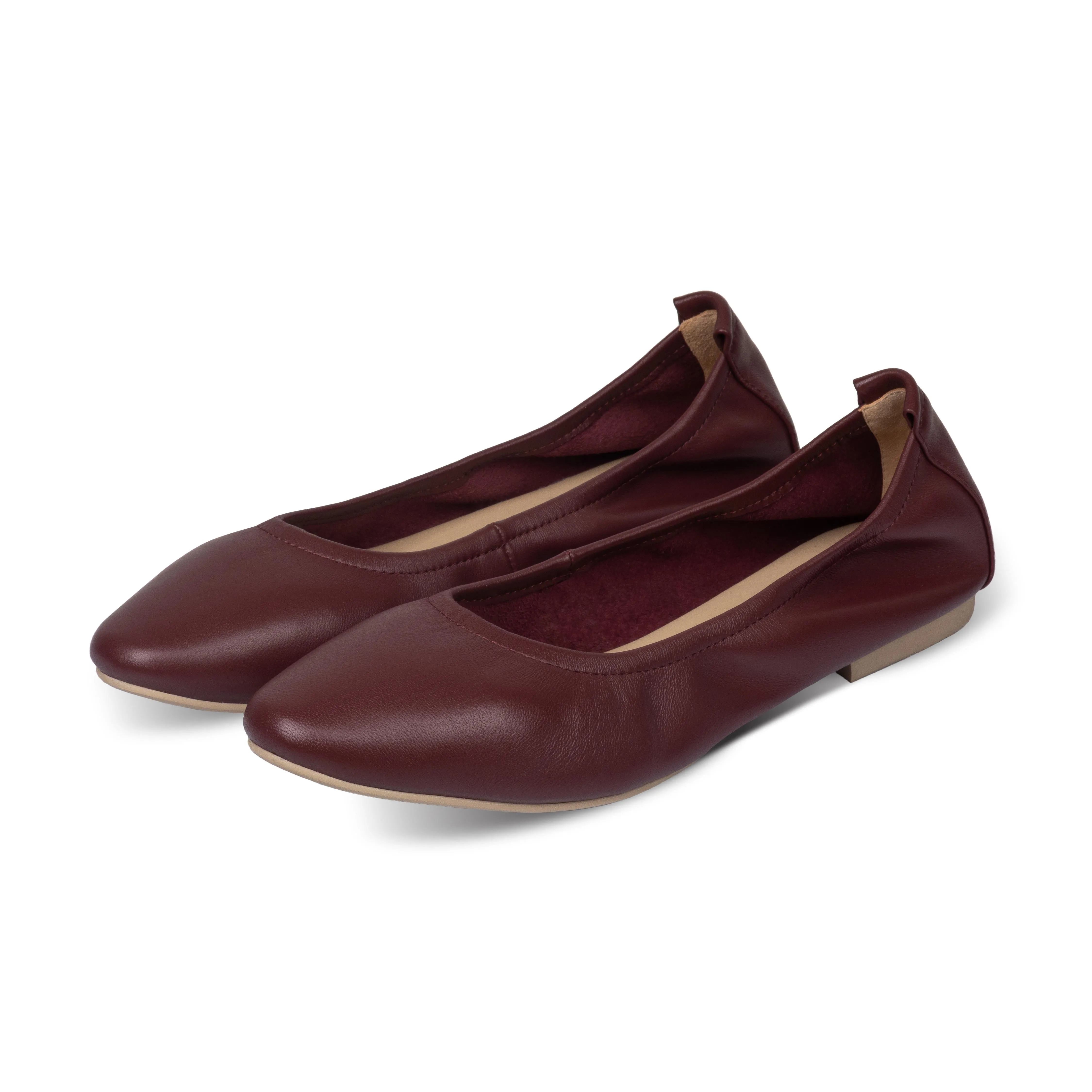Lacy Classic Flats Maroon sold by Nappa Milano product image thumbnail 2