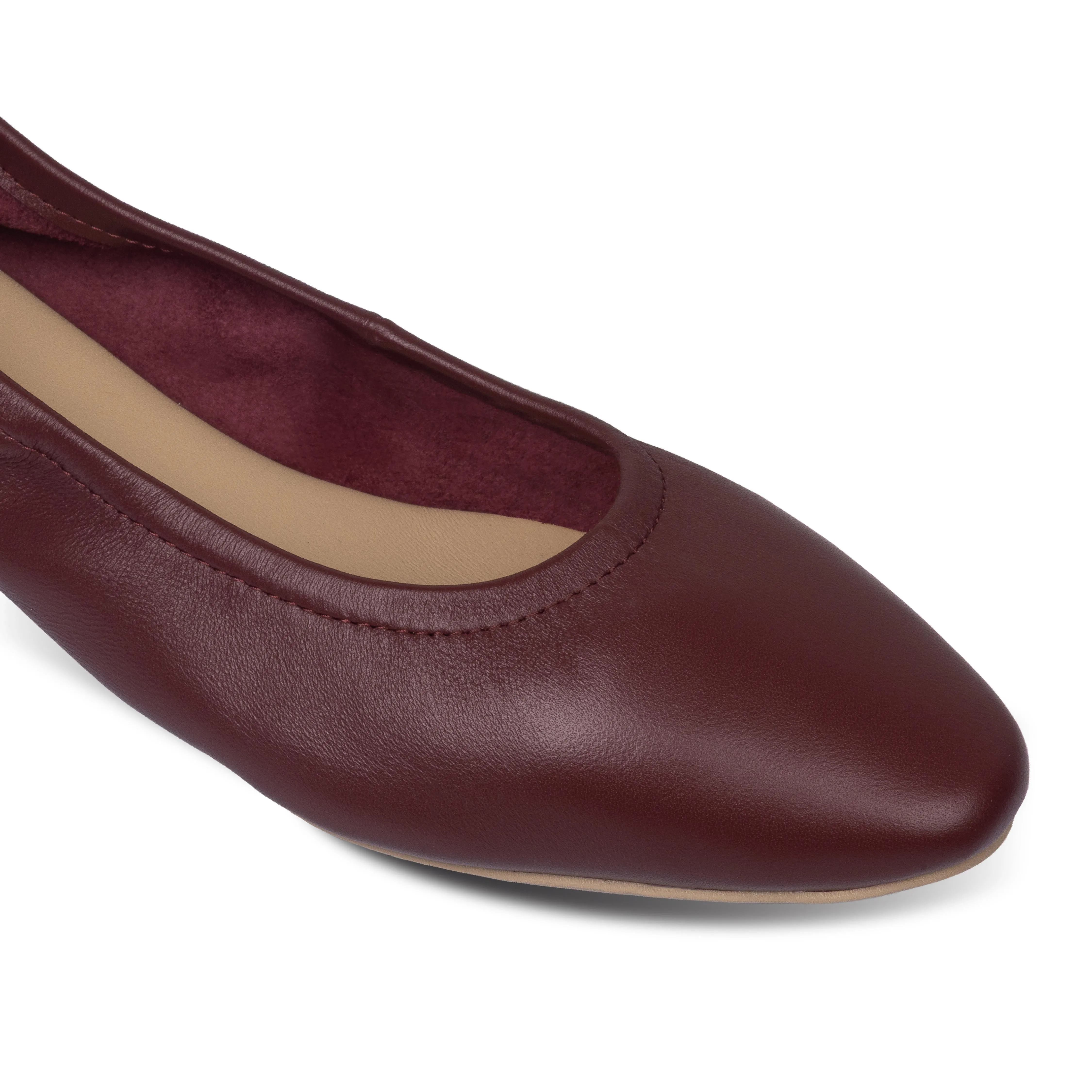 Lacy Classic Flats Maroon sold by Nappa Milano product image thumbnail 4