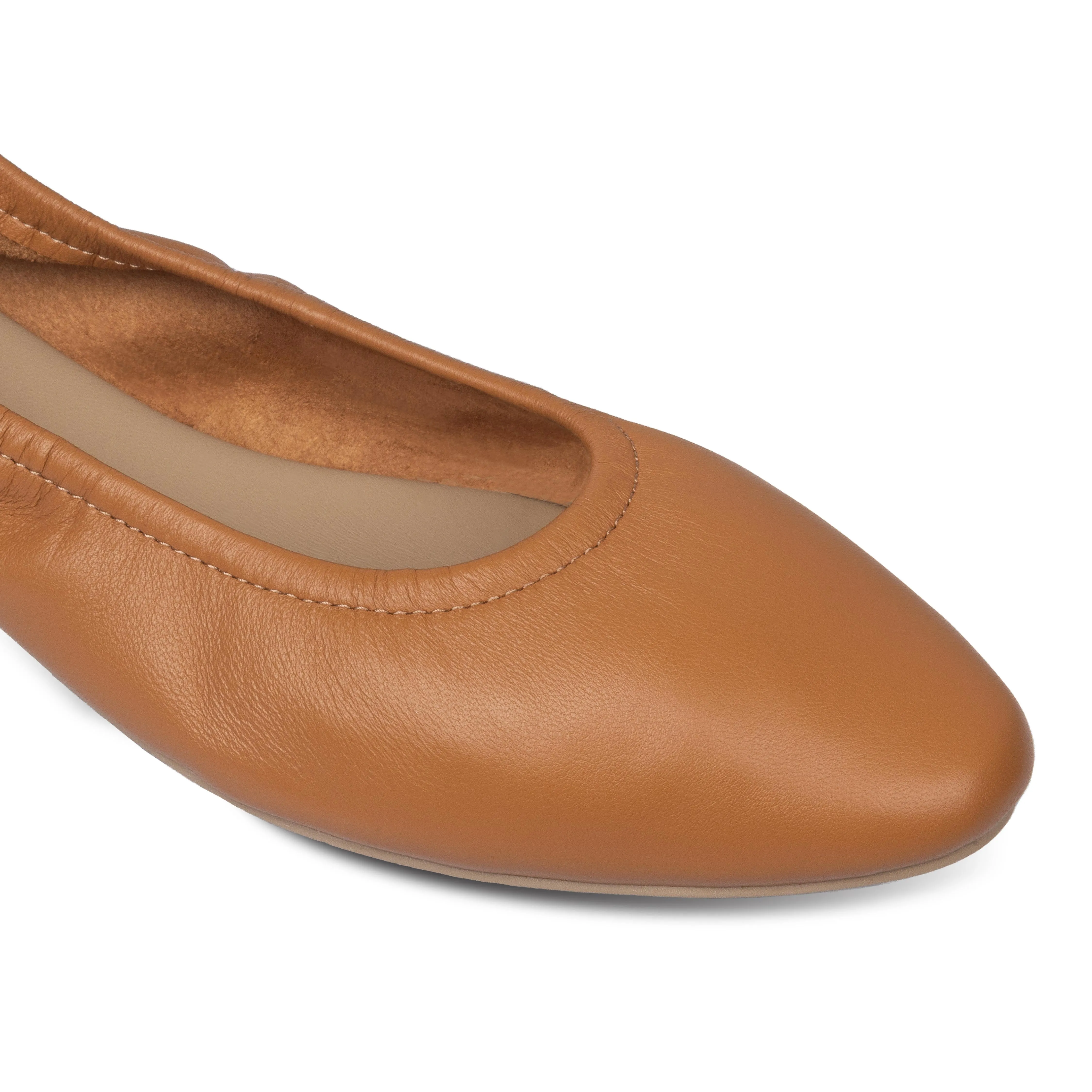Lacy Classic Flats Tan sold by Nappa Milano product image thumbnail 4