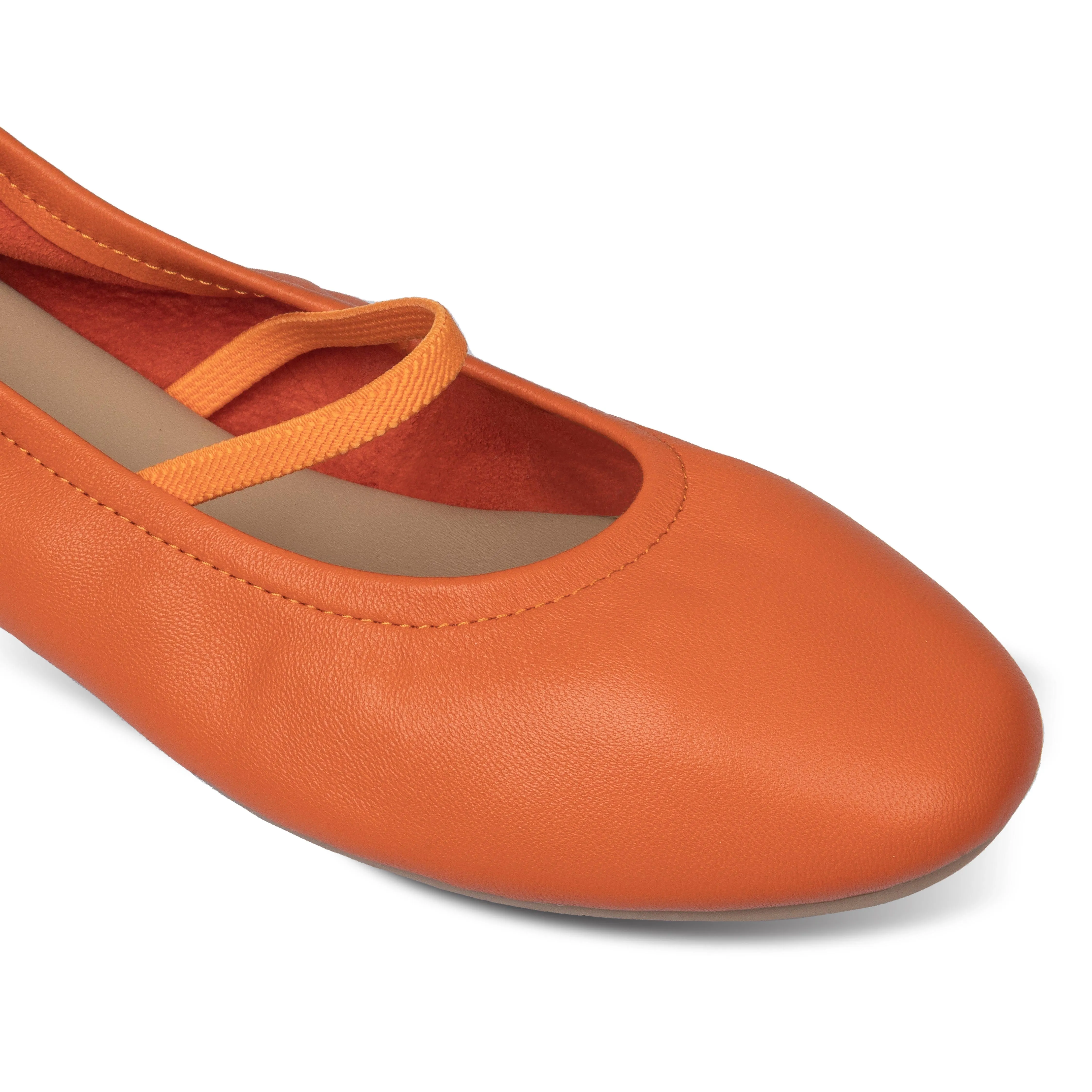 Lacy Ballet Flats Orange sold by Nappa Milano product image thumbnail 4