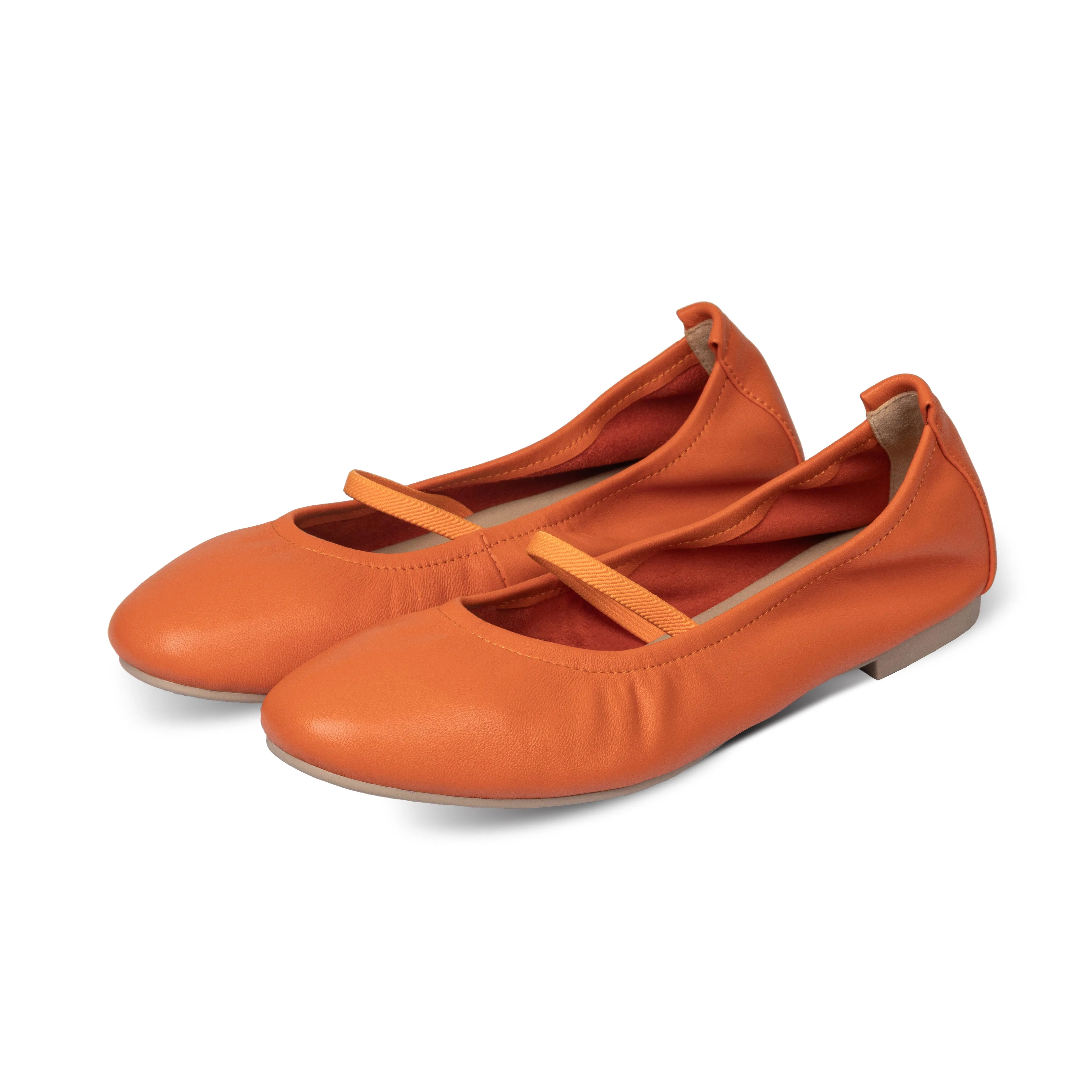 Lacy Ballet Flats Orange sold by Nappa Milano product image thumbnail 2
