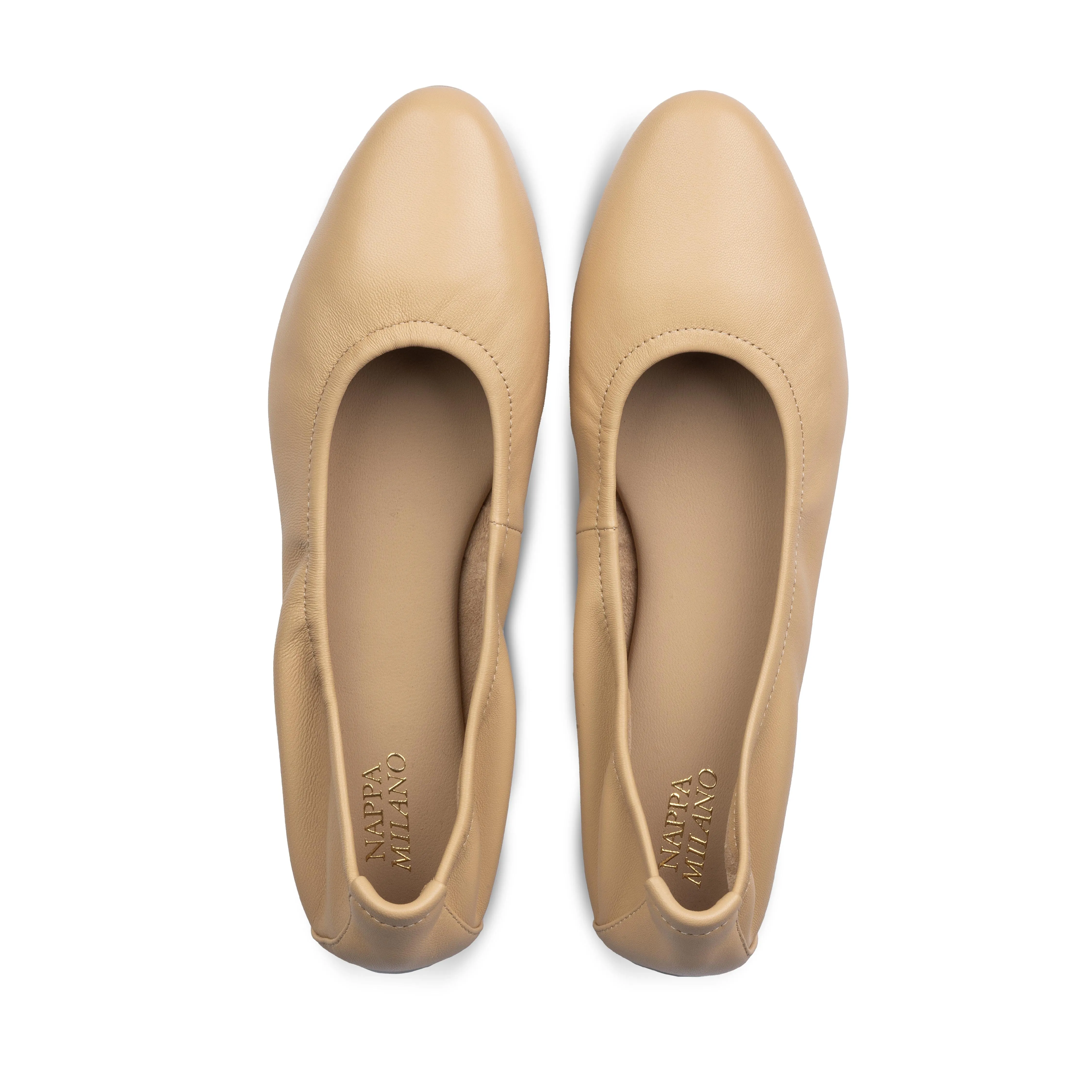 Lacy Classic Flats Beige sold by Nappa Milano product image thumbnail 5