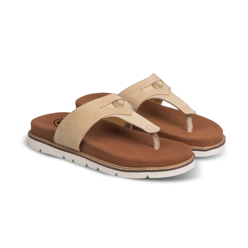 Leis Flip-Flop Beige sold by Nappa Milano