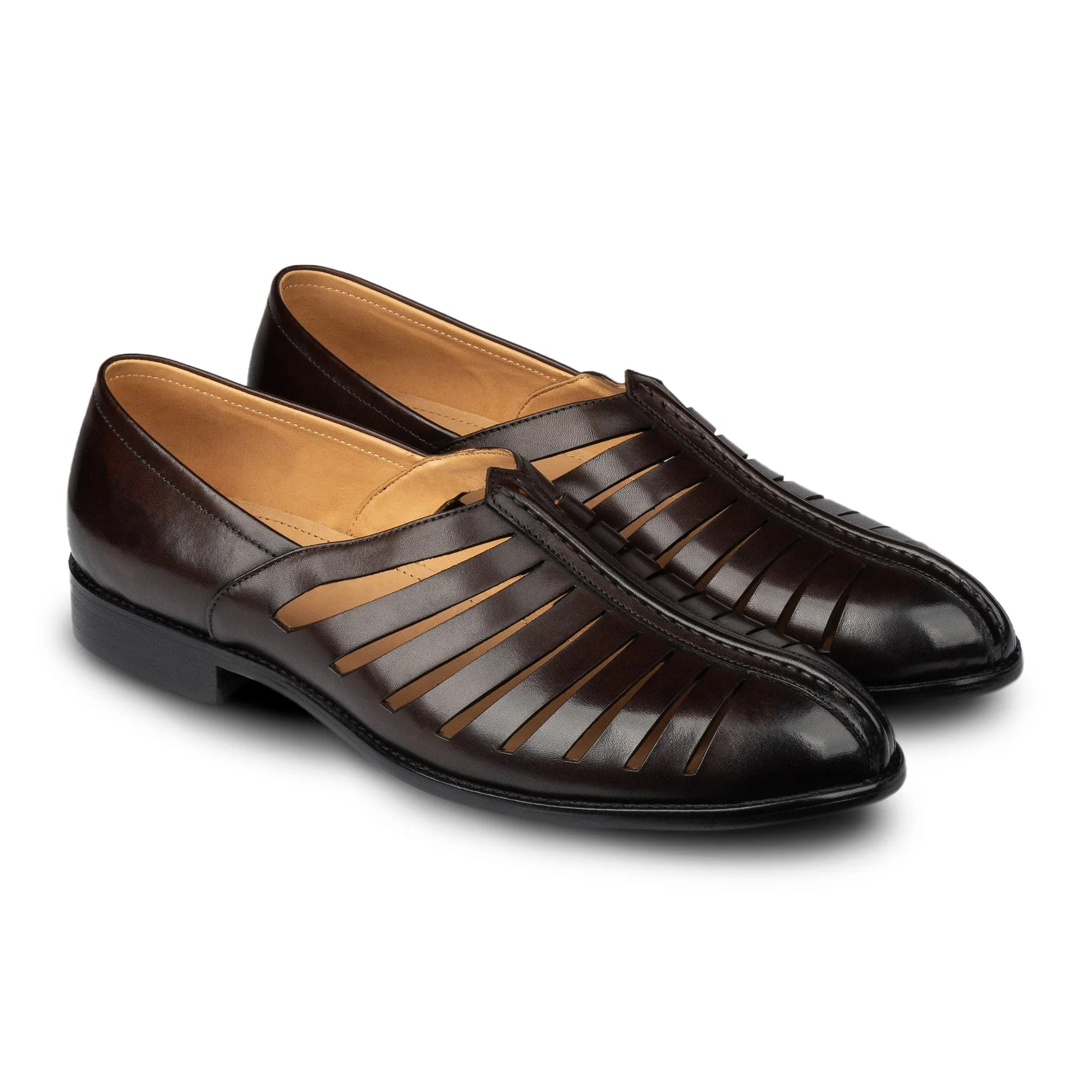 Conrad Roman Sandal Brown sold by Nappa Milano