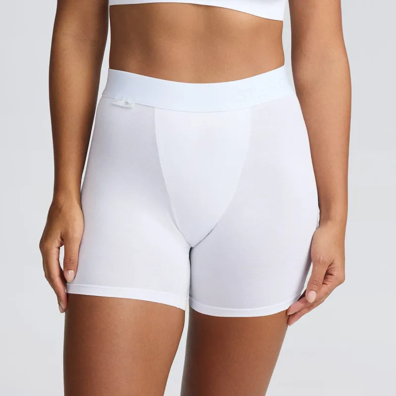 Women's Body Shorts - White sold by Step one