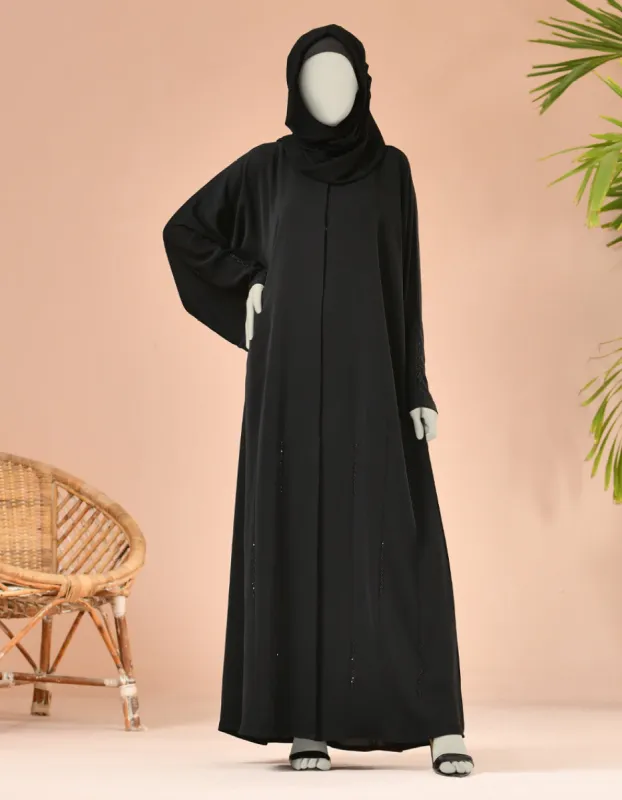 BLACK ABAYA | JJAB-CD-22-041 FB/NIDA sold by Junaid Jamshed