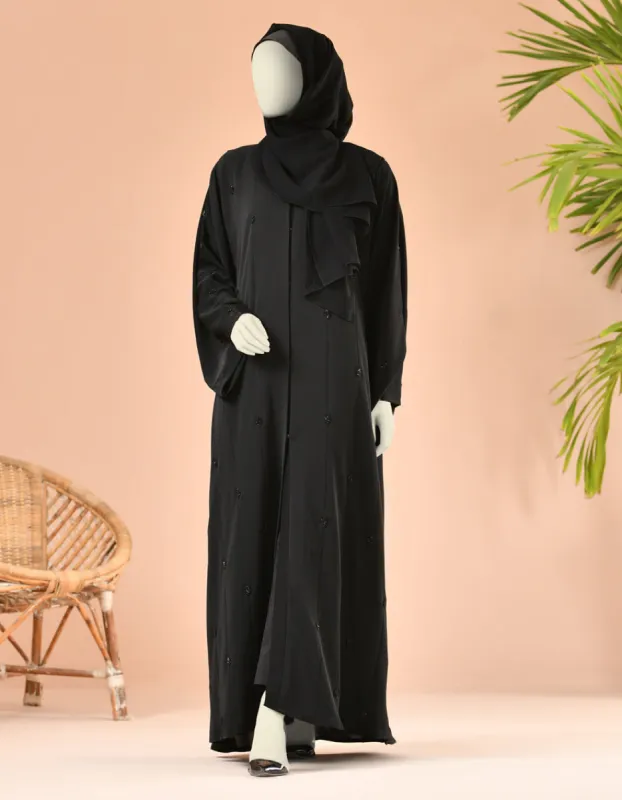 BLACK ABAYA | JJAB-CD-22-038 FB/NIDA sold by Junaid Jamshed