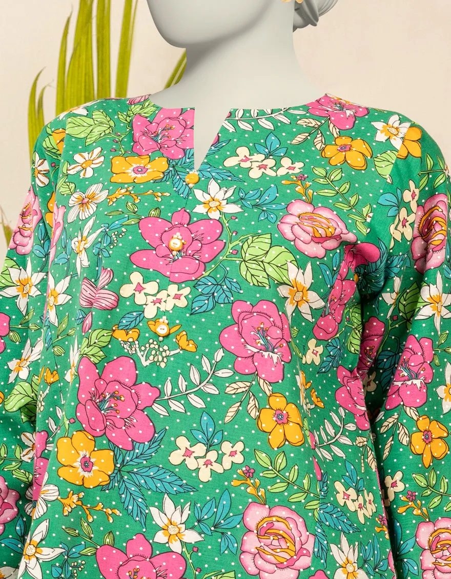 GREEN CAMBRIC KURTI | JJLK-JWS-CD-04-3061 sold by Junaid Jamshed product image thumbnail 3