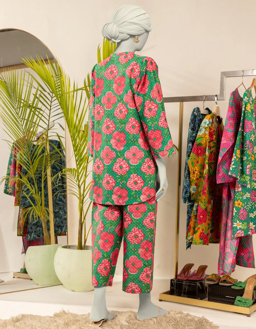 GREEN CAMBRIC KURTI | JJLK-JWS-CD-04-3056 sold by Junaid Jamshed product image thumbnail 2