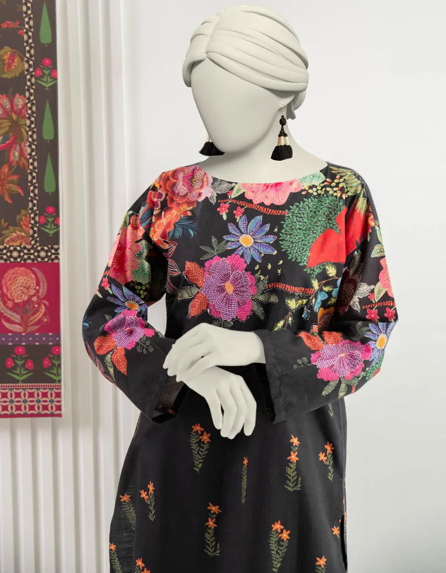 Black Khaddar Kurti | JJLK-JWS-CD-04-3041 sold by Junaid Jamshed product image thumbnail 2