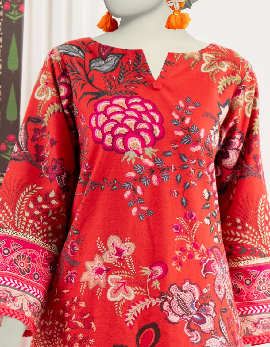 Orange Khaddar Kurti | JJLK-JWS-CD-04-3040 sold by Junaid Jamshed product image thumbnail 3