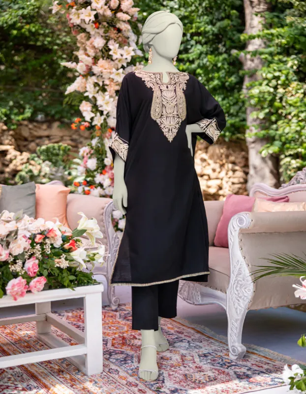 BLACK POLYESTER KURTI | JJLK-JWS-CD-04-3019 sold by Junaid Jamshed