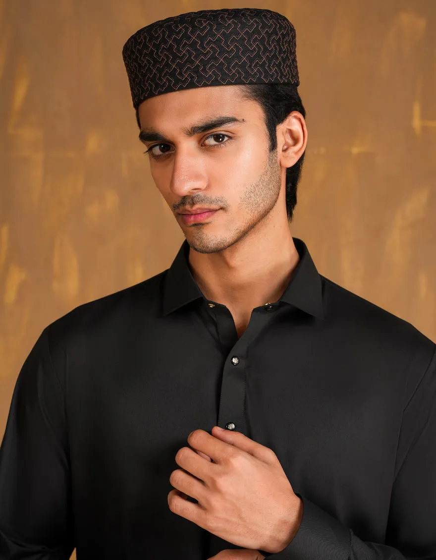 BLACK BLENDED CAPS | JJ-CAP-CD-04-0034-R15 sold by Junaid Jamshed