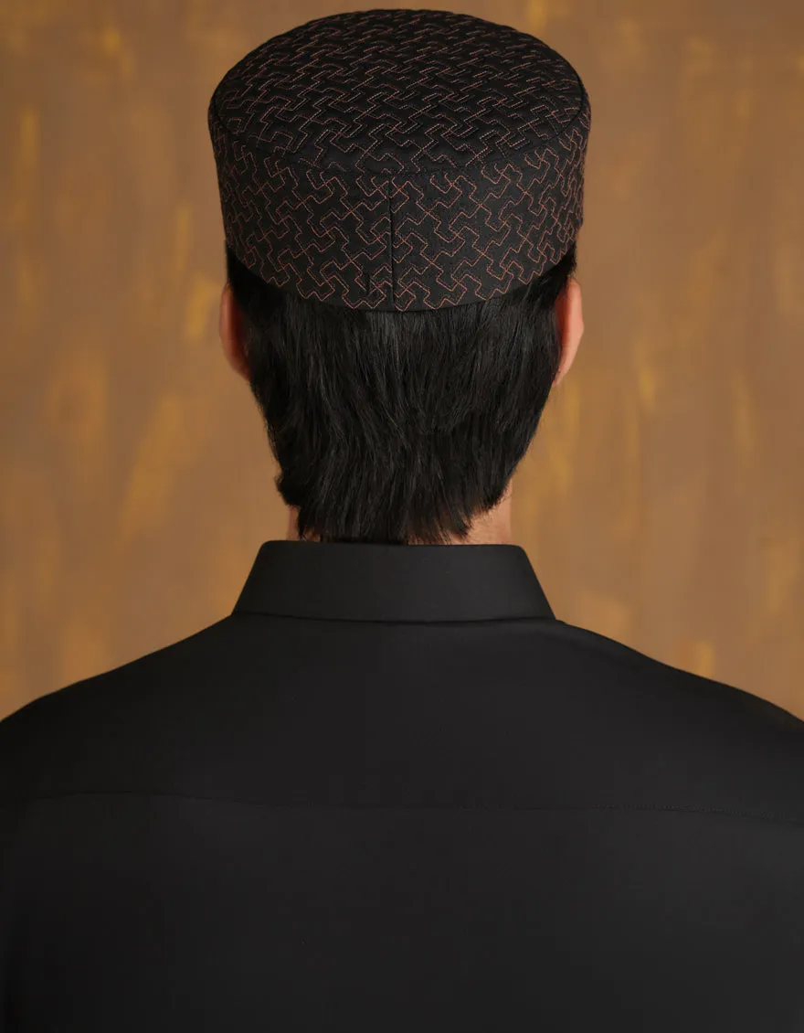 BLACK BLENDED CAPS | JJ-CAP-CD-04-0034-R15 sold by Junaid Jamshed product image thumbnail 2
