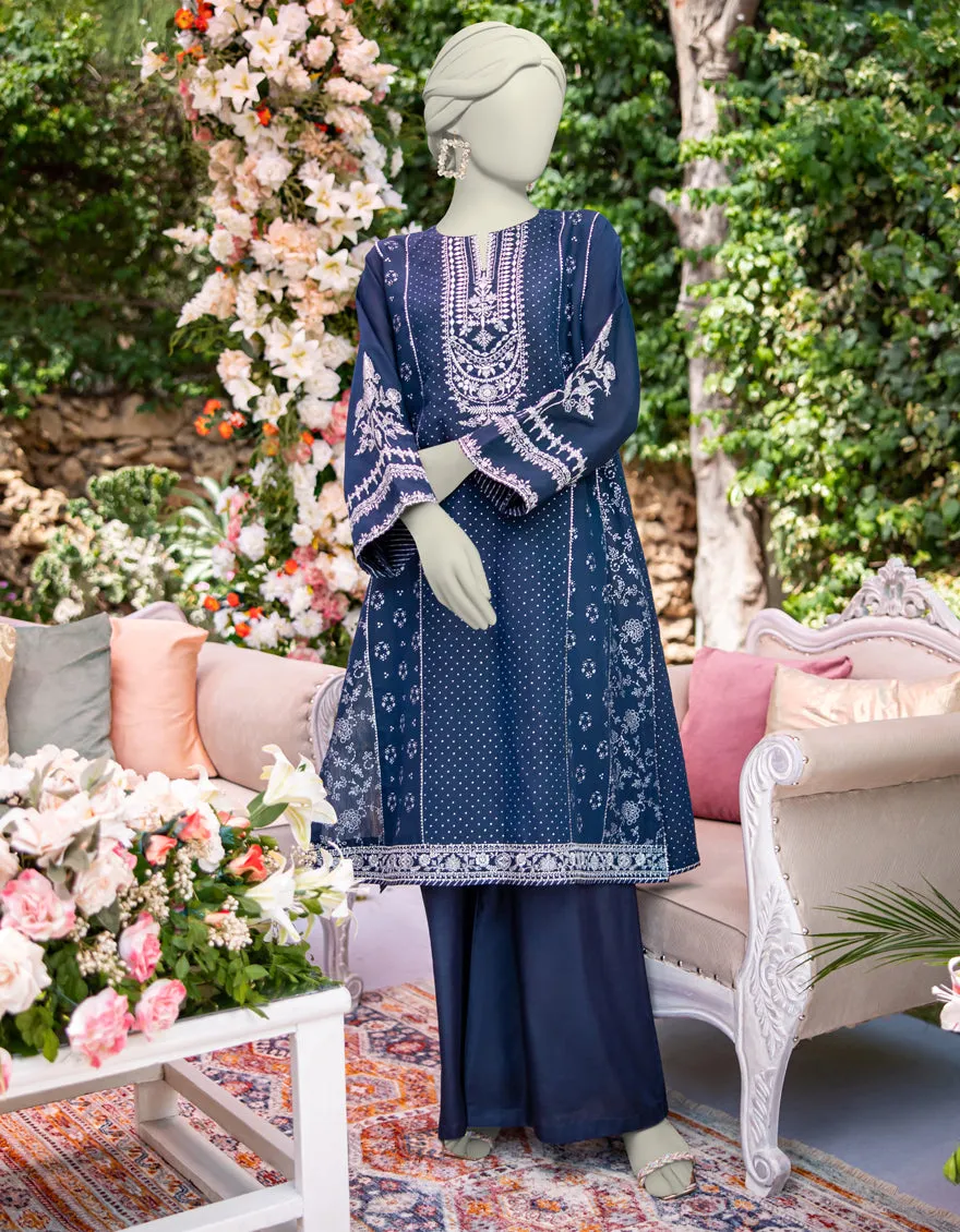 BLUE PAPER COTTON KURTI | JJLK-JWS-CD-04-3016 sold by Junaid Jamshed