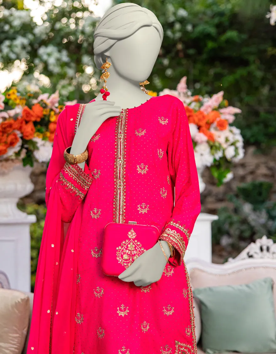 PINK RAW SILK 3PC STITCHED | JJPW-JPS-CD-04-3951 sold by Junaid Jamshed product image thumbnail 3