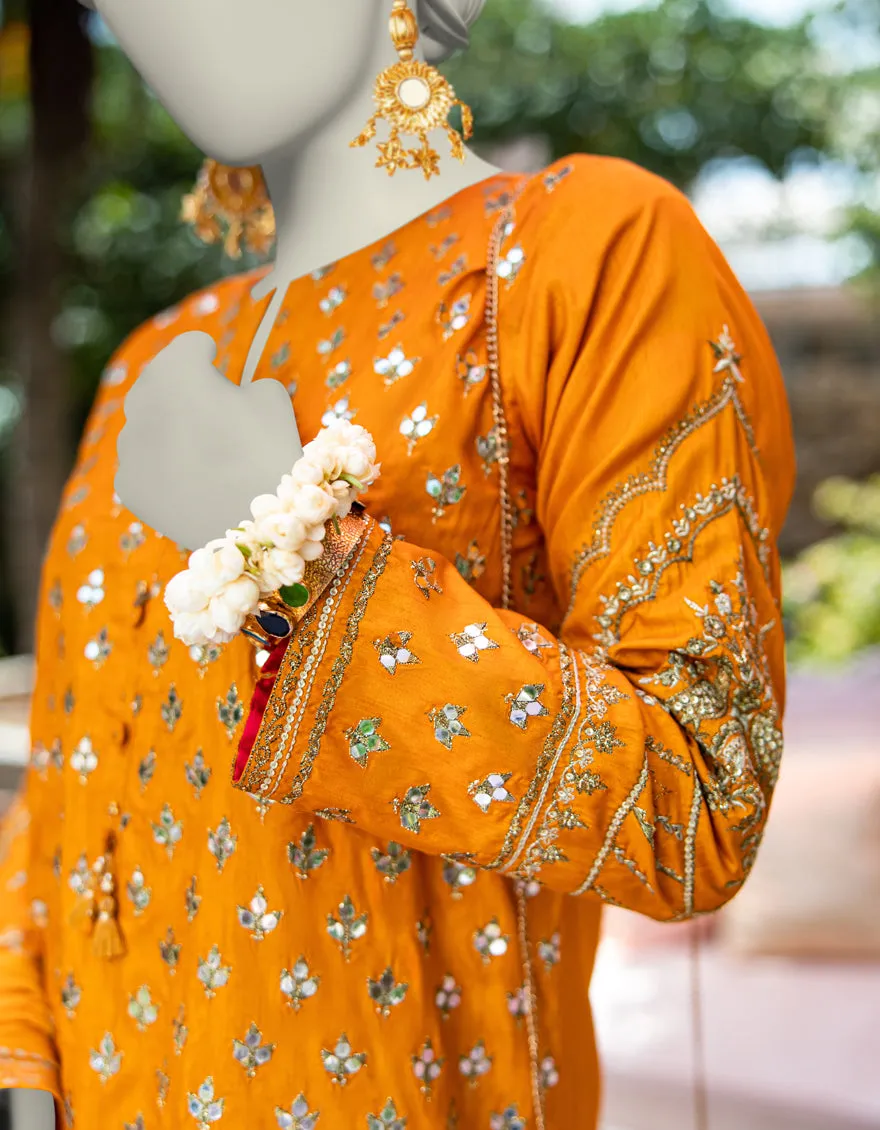 OCHRE RAW SILK 3PC STITCHED | JJPW-JPS-CD-04-3950 sold by Junaid Jamshed product image thumbnail 3