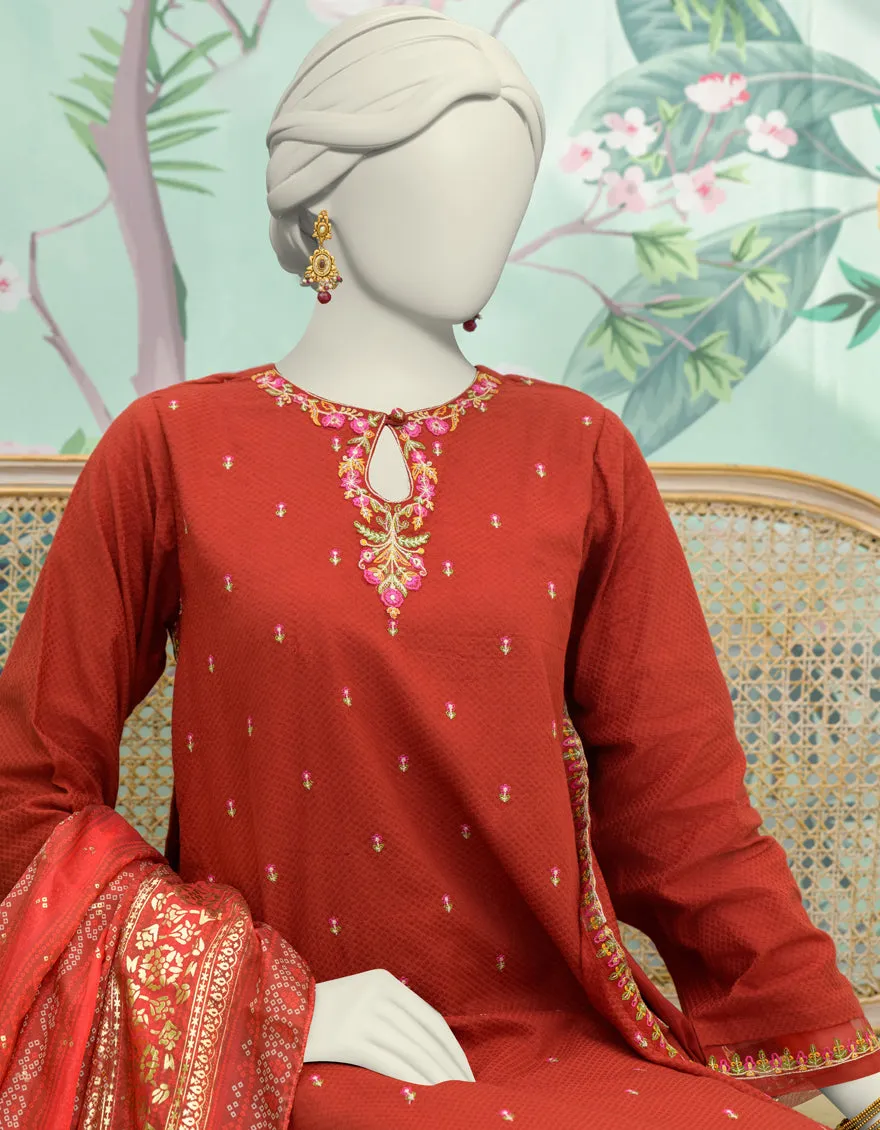 MAROON DOBBY 3PC STITCHED | JJPW-JW-CD-04-1780 sold by Junaid Jamshed product image thumbnail 3