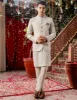 ASH WHITE BLENDED PRINCE COAT | JJPJKP-CD-04-48150 sold by Junaid Jamshed
