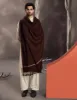 Dark Brown Acrylic Shawl | JJID-SHAWL-CD-04-9790-C sold by Junaid Jamshed