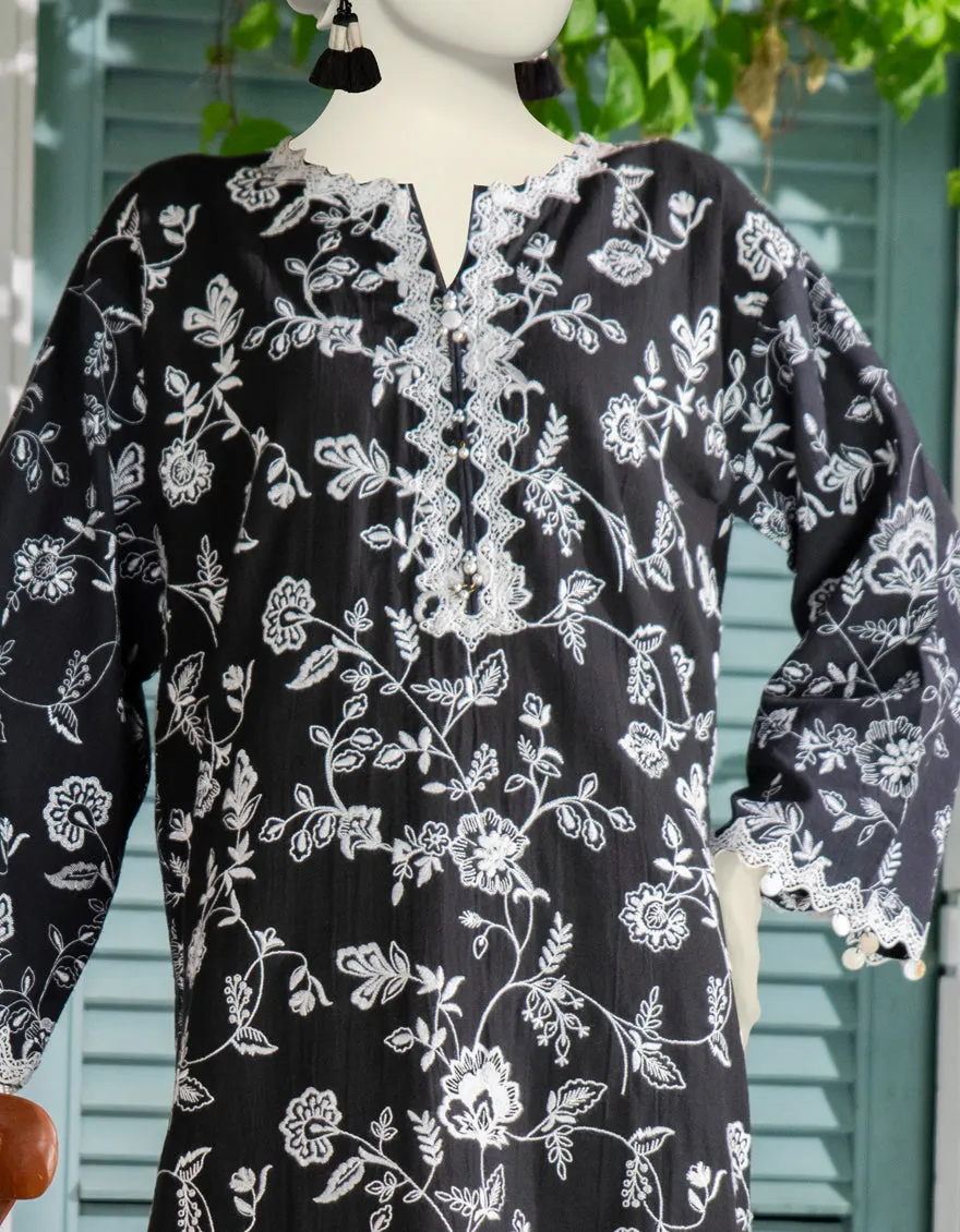 BLACK TEXTURED KURTI | JJLK-JWS-CD-04-3035 sold by Junaid Jamshed product image thumbnail 3