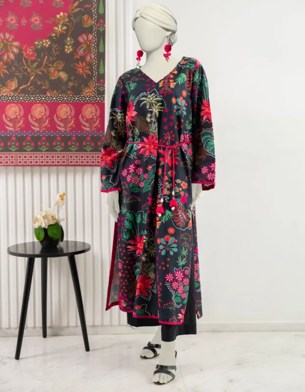 Black Khaddar Kurti | JJLK-JWS-CD-04-3042 sold by Junaid Jamshed