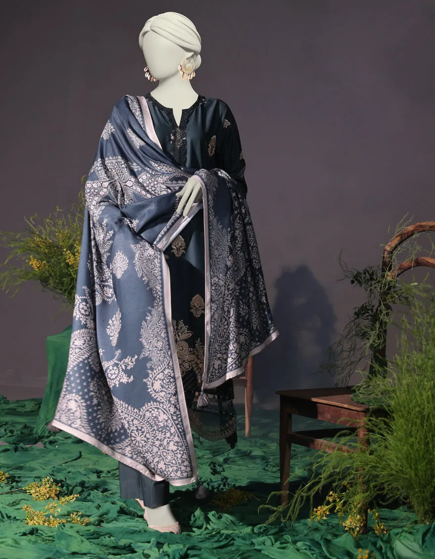 Green Cambric 3Pc Stitched | JJPW-JW-CD-04-1739 sold by Junaid Jamshed