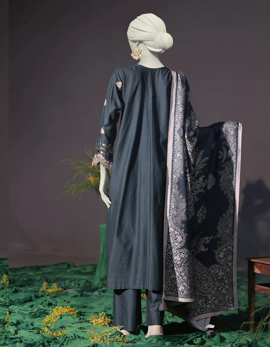 Green Cambric 3Pc Stitched | JJPW-JW-CD-04-1739 sold by Junaid Jamshed product image thumbnail 2