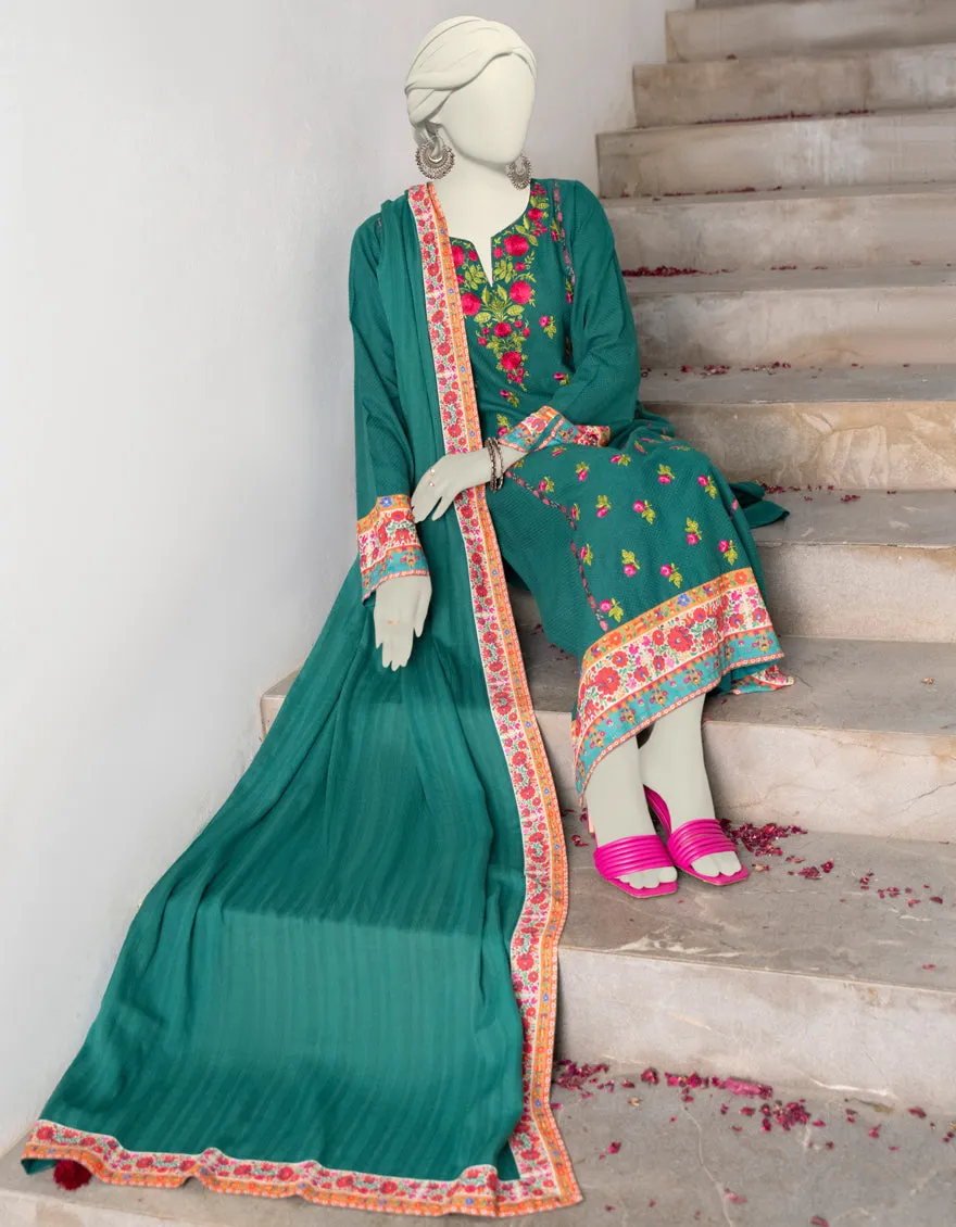 Green Dobby 3Pc Stitched | JJPW-JW-CD-04-1787 sold by Junaid Jamshed product image thumbnail 2