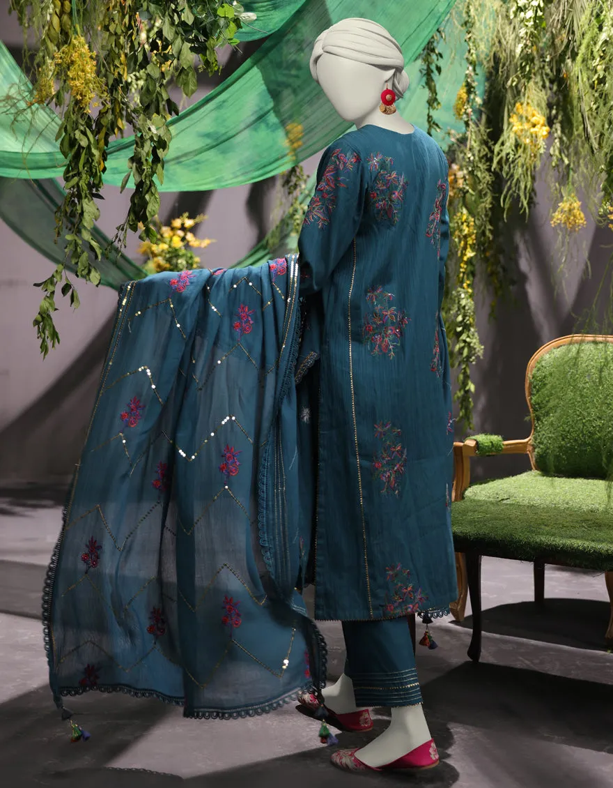 Green Jacquard 3Pc Unstitched | JJLS-JWU-CD-04-1782 sold by Junaid Jamshed product image thumbnail 2