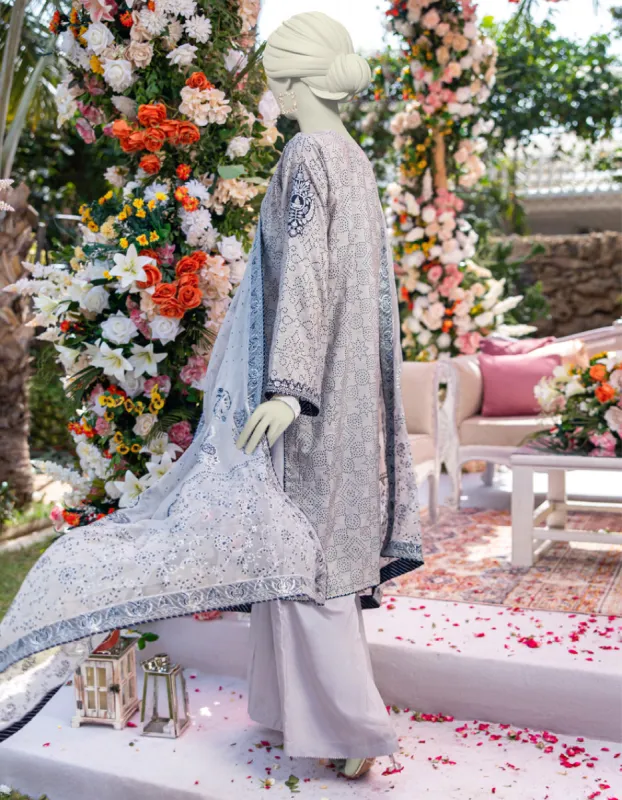 GREY PAPER COTTON 3PC STITCHED | JJPW-JPS-CD-04-3940 sold by Junaid Jamshed