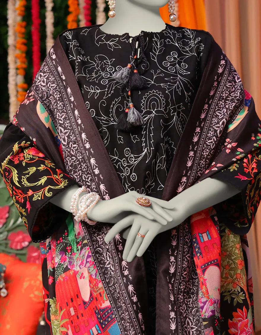 Black Dyed 3Pc Stitched | JJPW-JW-CD-04-1760 sold by Junaid Jamshed product image thumbnail 3