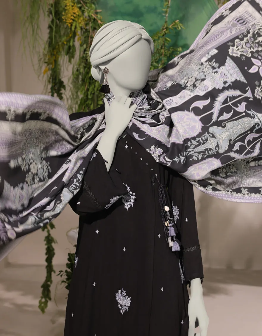 Black Linen 3Pc Unstitched | JJLS-JWU-CD-04-1798 sold by Junaid Jamshed product image thumbnail 3