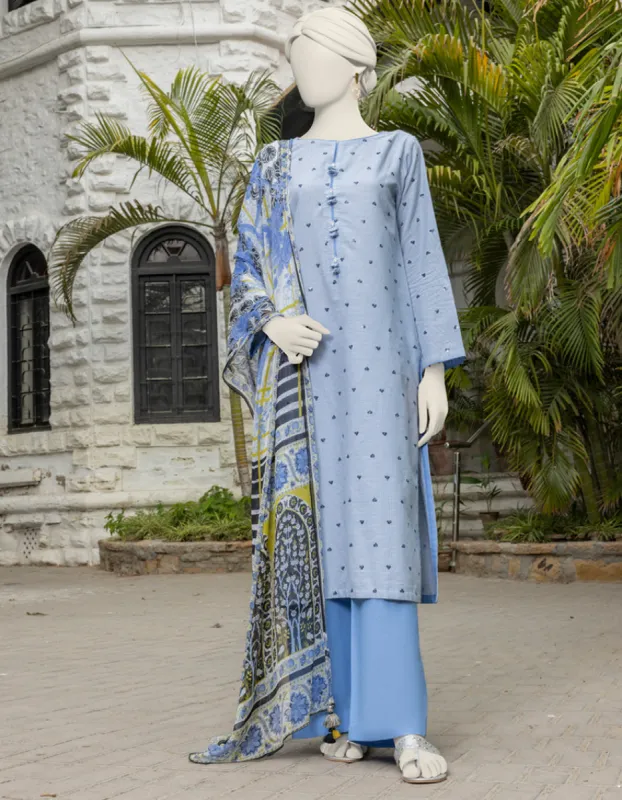 BLUE 2PC UNSTITCHED | JJLS-JPW-CD-04-032 sold by Junaid Jamshed