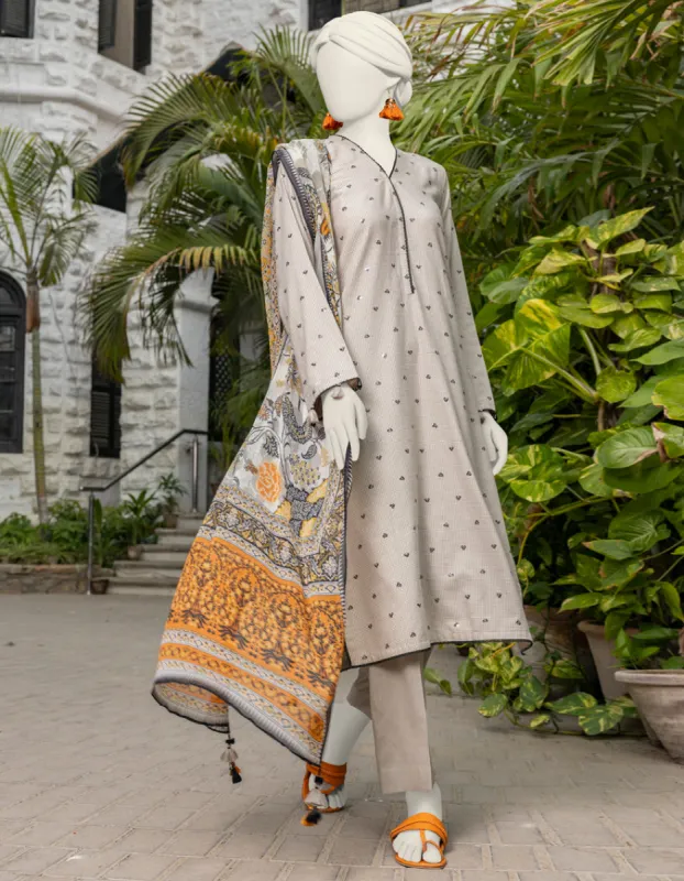 BEIGE 3PC UNSTITCHED | JJLS-JPW-CD-04-031 sold by Junaid Jamshed