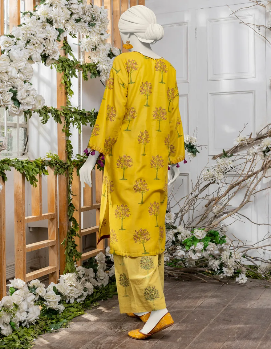 MUSTARD LAWN 2PC UNSTITCHED | JJLS-JW2-CD-04-2008 sold by Junaid Jamshed product image thumbnail 2