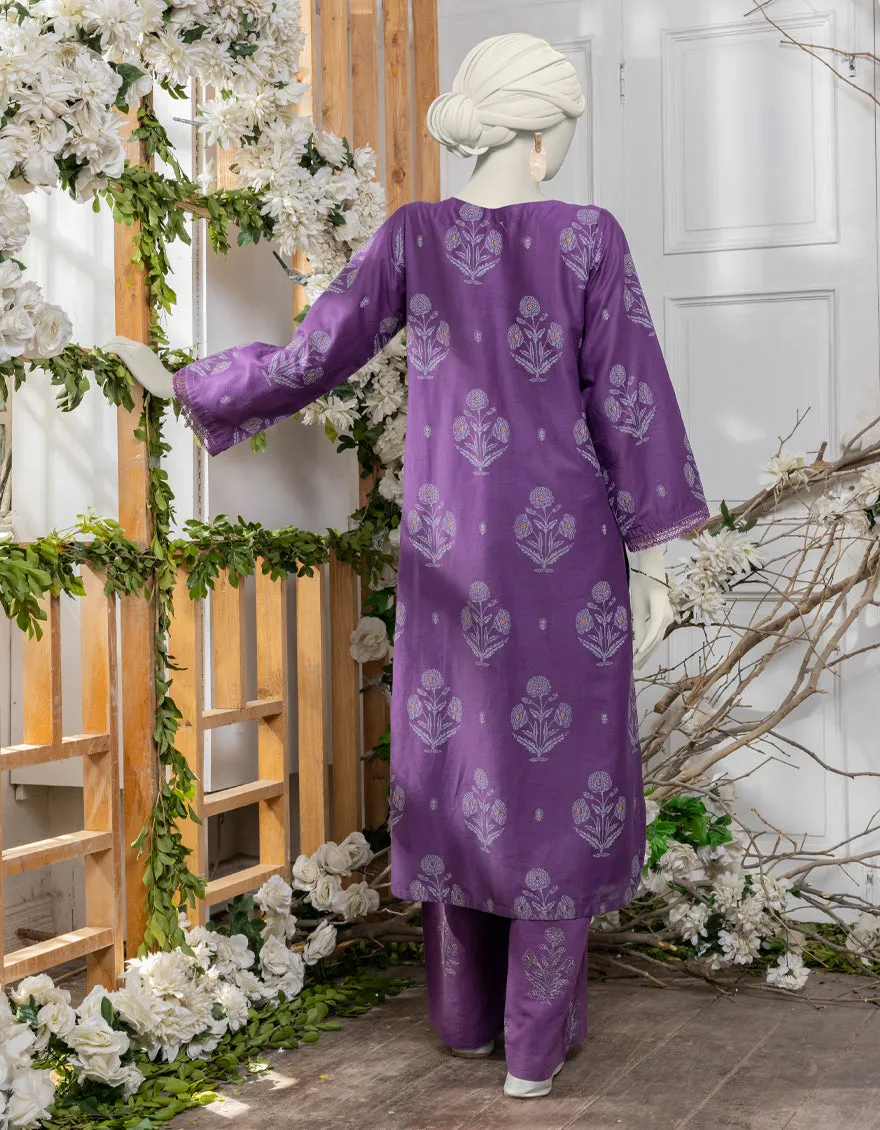 Purple Lawn 2Pc Unstitched | JJLS-JW2-CD-04-2011 sold by Junaid Jamshed product image thumbnail 2