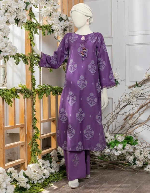Purple Lawn 2Pc Unstitched | JJLS-JW2-CD-04-2011 sold by Junaid Jamshed
