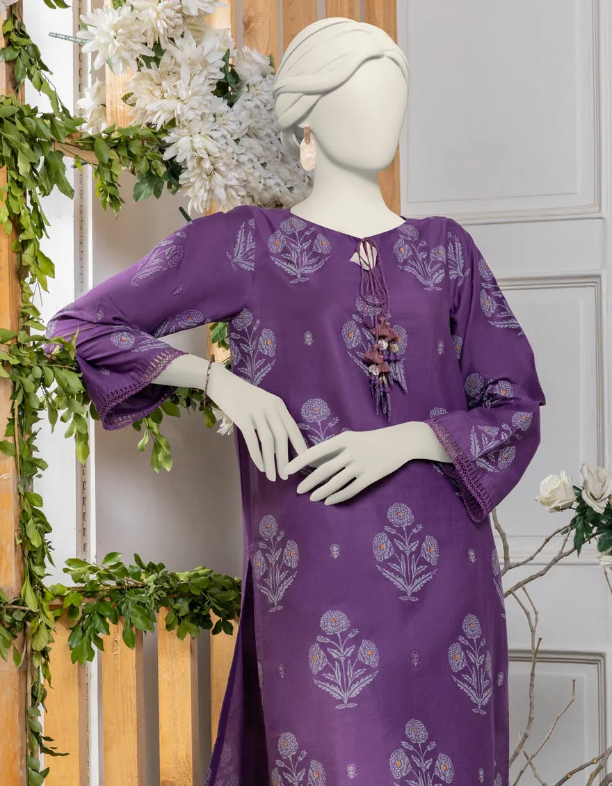 Purple Lawn 2Pc Unstitched | JJLS-JW2-CD-04-2011 sold by Junaid Jamshed product image thumbnail 3