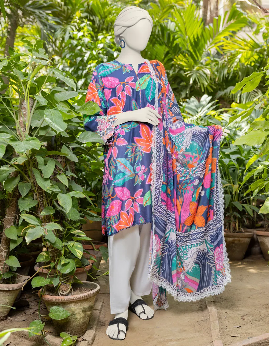 Blue Lawn 2Pc Unstitched | JJLS-JW2-CD-04-7015 sold by Junaid Jamshed