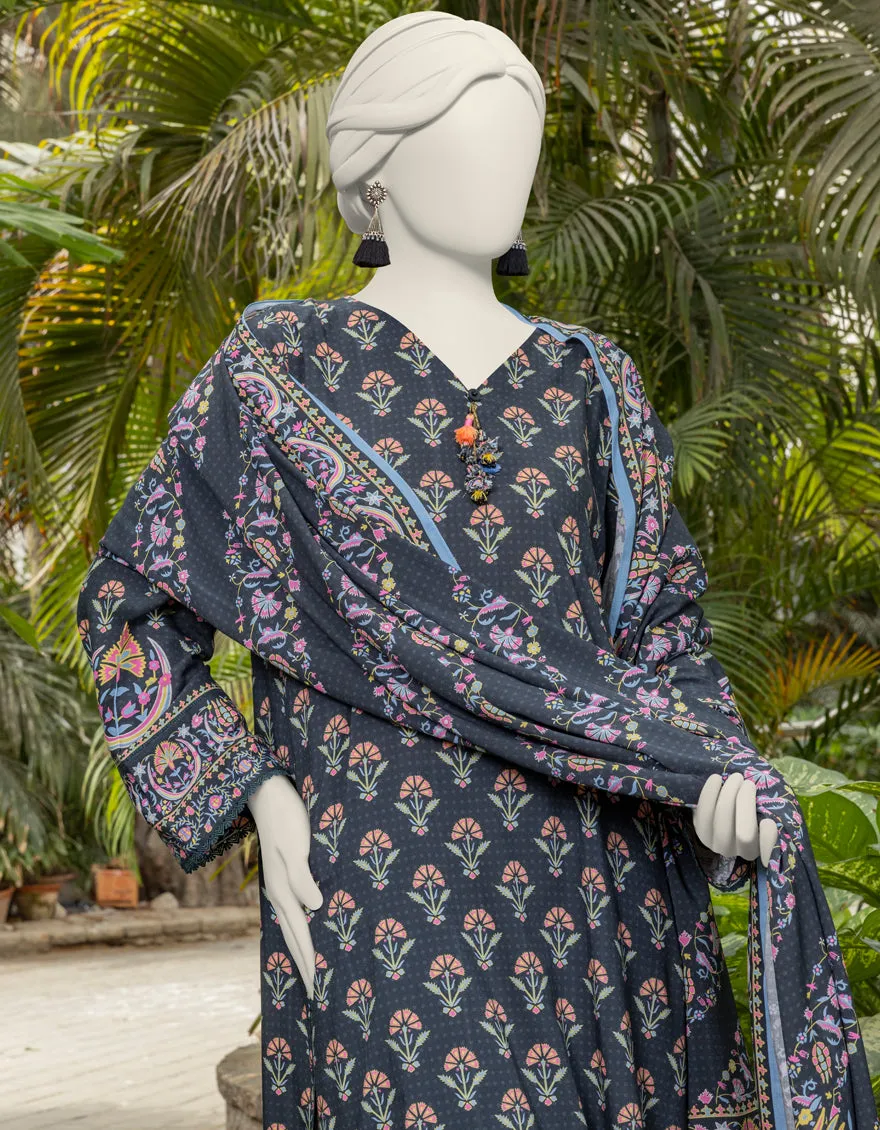 BLACK VISCOSE 3PC UNSTITCHED | JJLS-JPW-CD-04-020 sold by Junaid Jamshed product image thumbnail 3